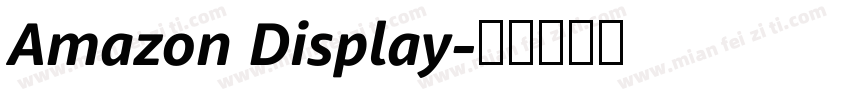 Amazon Display字体转换